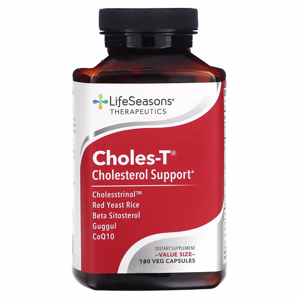 LifeSeasons, Choles-T, Cholesterol Support, 180 Veg Capsules