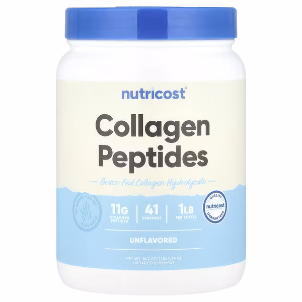 Nutricost, Collagen Peptides, Unflavored, 16.2 oz (454 g)
