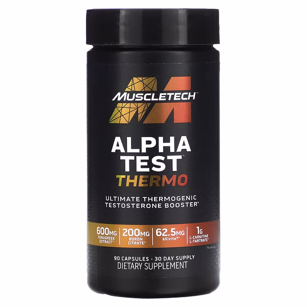MuscleTech, AlphaTest™ Thermo, 90 Capsules