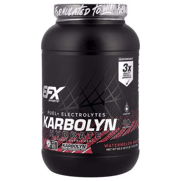 EFX Sports, Karbolyn® Hydrate, Watermelon Wave, 4 lb 1.5 oz (1,856 g)