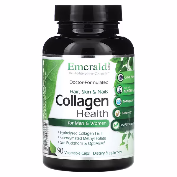 Emerald Laboratories, Collagen Health for Men & Women, 90 Vegetable Caps