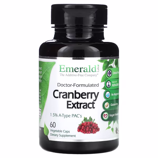 Emerald Laboratories, Cranberry Extract, 60 Vegetable Caps