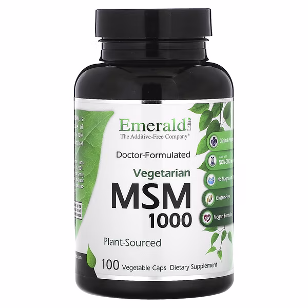 Emerald Laboratories, MSM 1000, 100 Vegetable Caps (1,000 mg per Capsule)