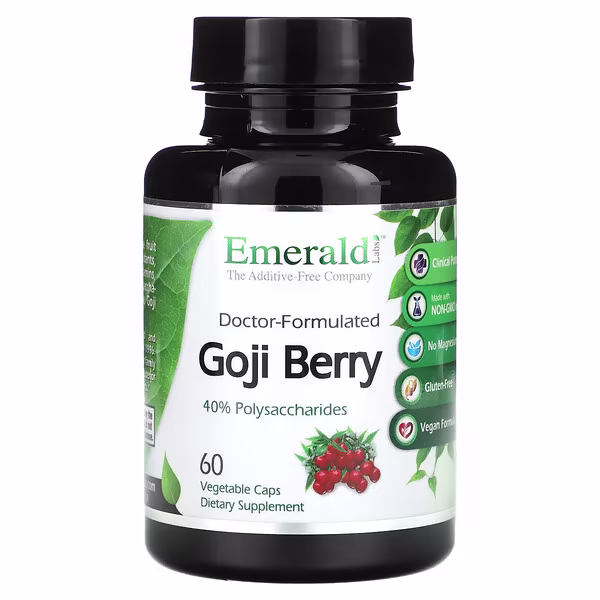 Emerald Laboratories, Goji Berry, 60 Vegetable Caps (750 mg per Capsule)