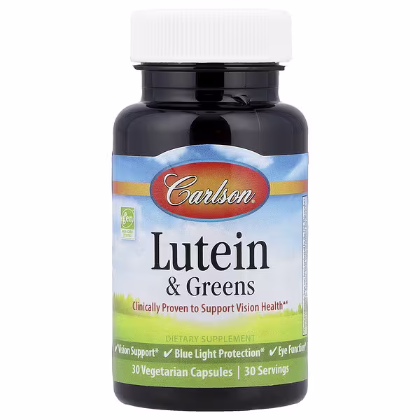 Carlson, Lutein & Greens , 30 Vegetarian Capsules