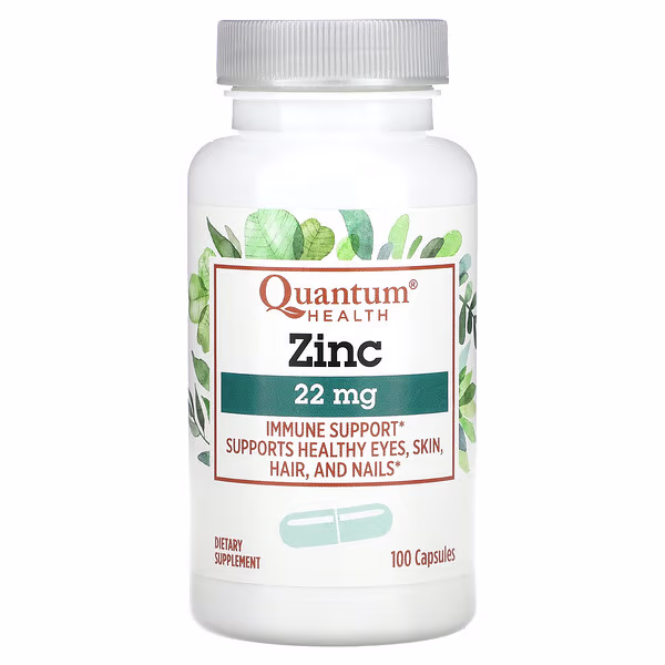 Quantum Health, Zinc, 22 mg , 100 Capsules