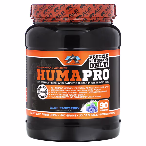 ALR Industries, HumaPro, Blue Raspberry, 23.52 oz (667 g)