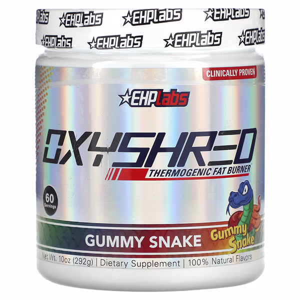 EHPlabs, OxyShred, Thermogenic Fat Burner, Gummy Snake, 10 oz (292 g)