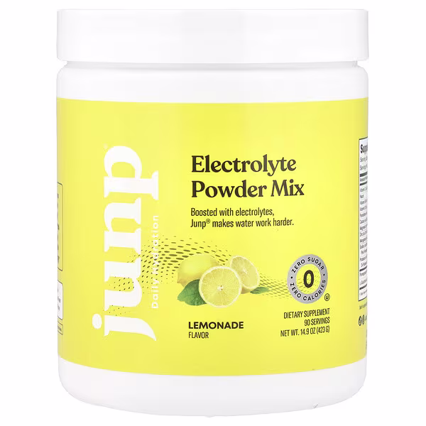 JUNP Hydration, Electrolyte Powder Mix, Lemonade, 14.9 oz (423 g)