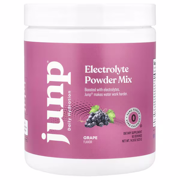 JUNP Hydration, Electrolyte Powder Mix, Grape, 14.9 oz (423 g)