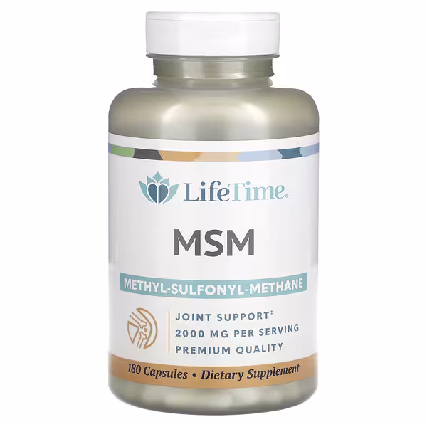 LifeTime Vitamins, MSM, 180 Capsules (1,000 mg per Capsule)