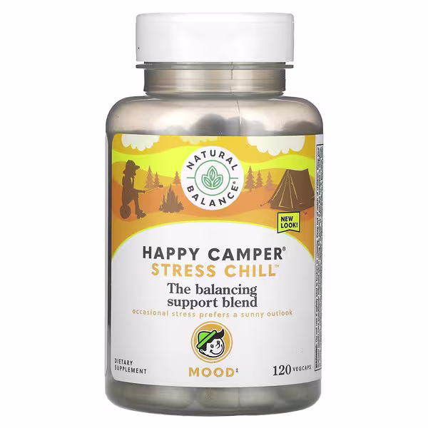 Natural Balance, Happy Camper, Stress Chill, 120 Vegcaps