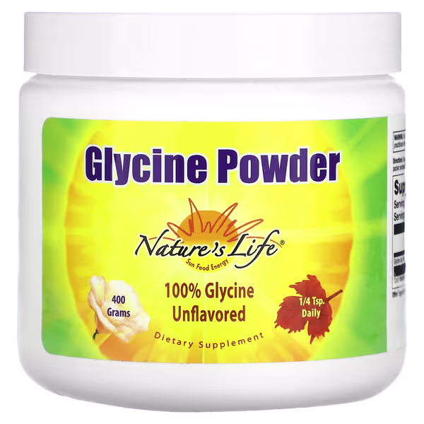 Nature's Life, Glycine Powder, Unflavored, 400 g