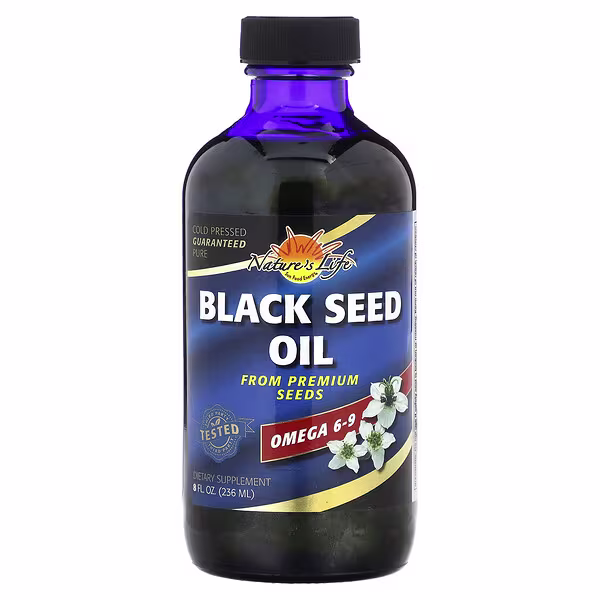 Nature's Life, Black Seed Oil, 4.6 g, 8 fl oz (236 ml)