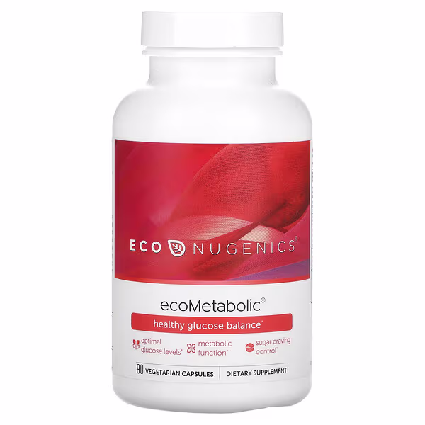 Econugenics, ecoMetabolic, Healthy Glucose Balance, 90 Vegetarian Capsules