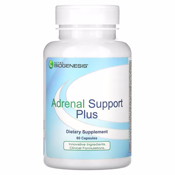Nutra BioGenesis, Adrenal Support Plus, 60 Capsules