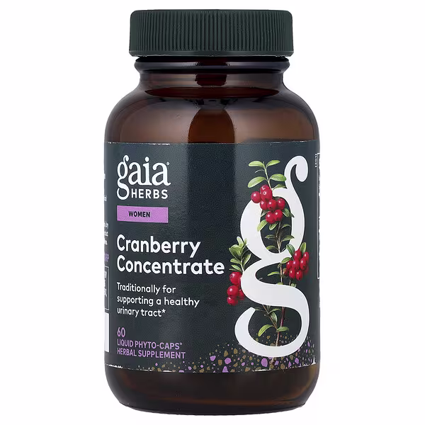 Gaia Herbs, Women, Cranberry Concentrate, 60 Liquid Phyto-Caps® (420 mg per Capsule)