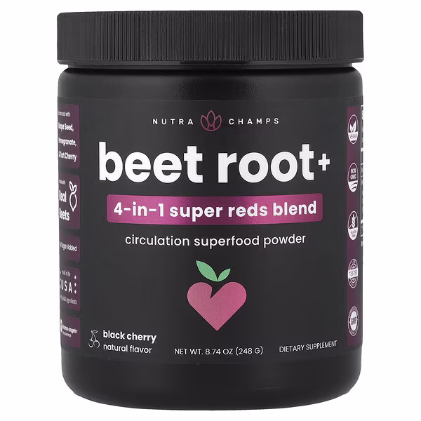NutraChamps, Beet Root+, Black Cherry, 8.74 oz (248 g)