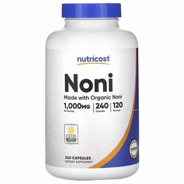 Nutricost, Noni, 240 Capsules (500 mg per Capsule)