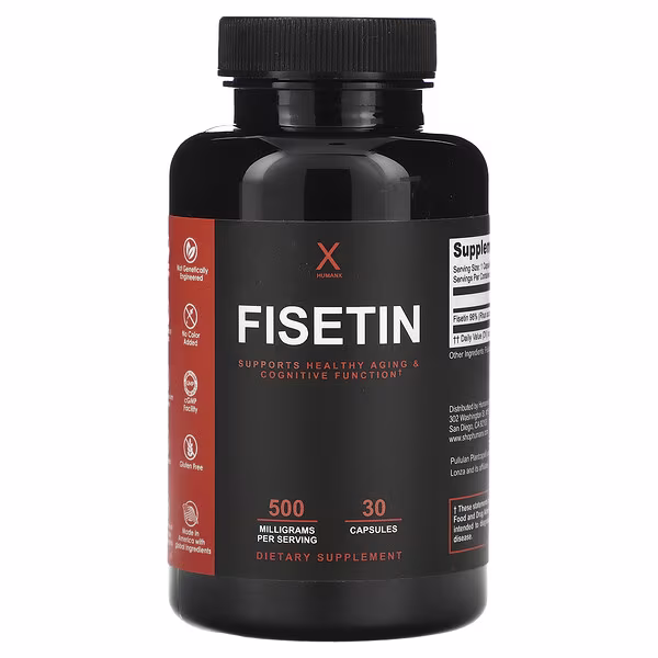 Humanx, Fisetin, 500 mg, 30 Capsules