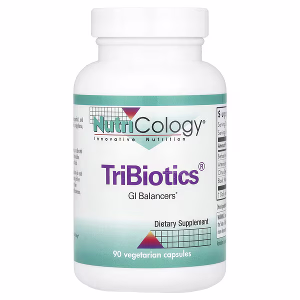 Nutricology, TriBiotics®, GI Balancers, 90 Vegetarian Capsules