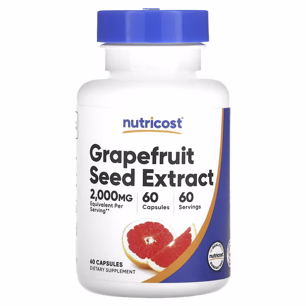 Nutricost, Grapefruit Seed Extract, 2,000 mg, 60 Capsules