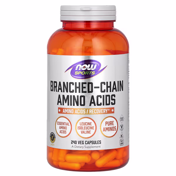 NOW Foods, Sports, Branched-Chain Amino Acids, 240 Veg Capsules