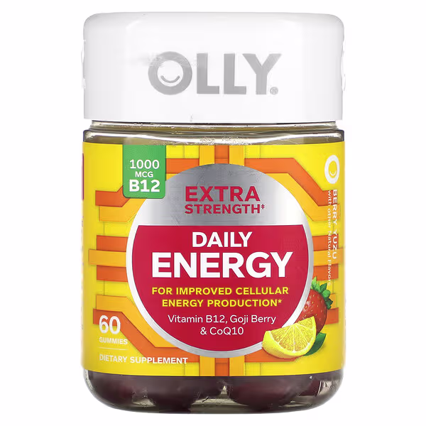 OLLY, Daily Energy, Berry Yuzu, 60 Gummies