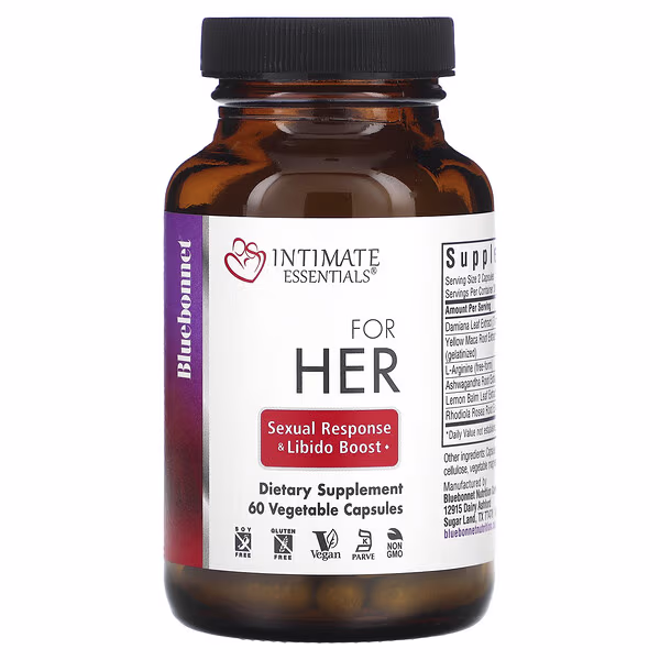 Bluebonnet Nutrition, Intimate Essentials, For Her, 60 Vegetable Capsules