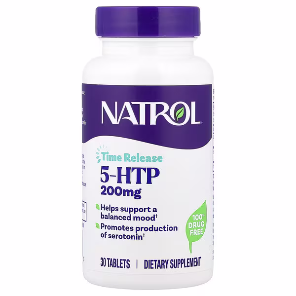 Natrol, 5-HTP, Time Release, 30 Tablets