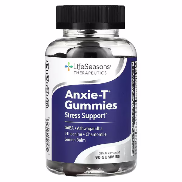 LifeSeasons, Anxie-T Gummies, Stress Support, 90 Gummies