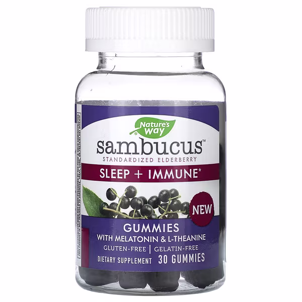 Nature's Way, Sambucus, Sleep + Immune, 30 Gummies