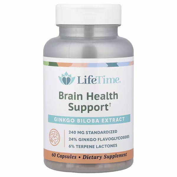 LifeTime Vitamins, Brain Health Support, 60 Capsules