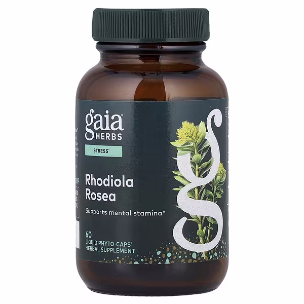 Gaia Herbs, Rhodiola Rosea, 60 Liquid Phyto-Caps®