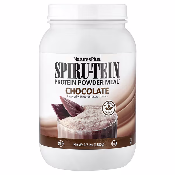 NaturesPlus, Spiru-Tein®, Protein Powder Meal, Chocolate, 3.7 lbs (1,680 g)