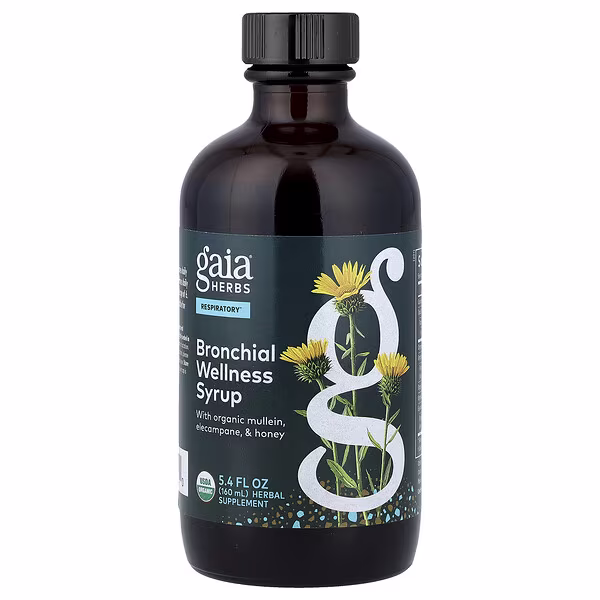 Gaia Herbs, Bronchial Wellness Syrup, 5.4 fl oz (160 ml)