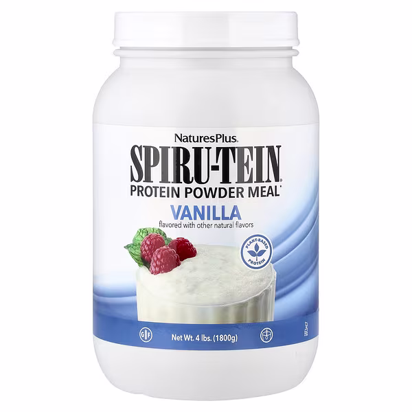 NaturesPlus, Spiru-Tein®, Protein Powder Meal, Vanilla, 4 lbs (1,800 g)