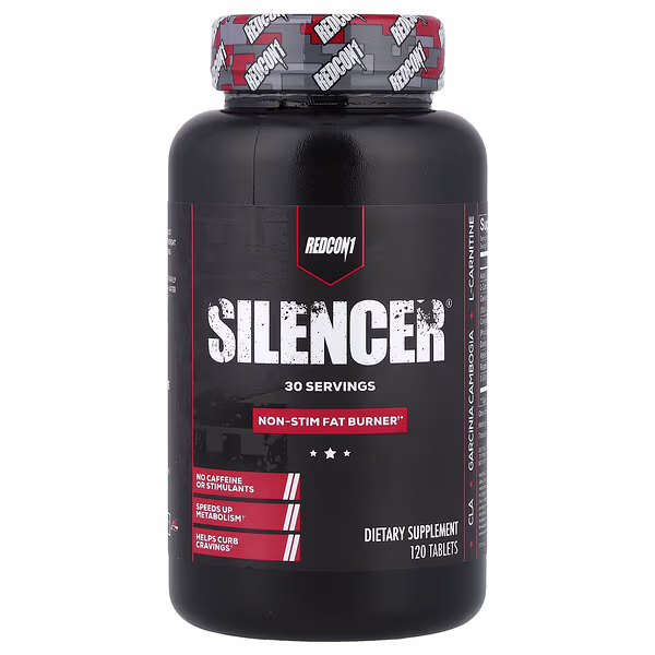 Redcon1, Silencer®, Non-Stim Fat Burner, 120 Tablets