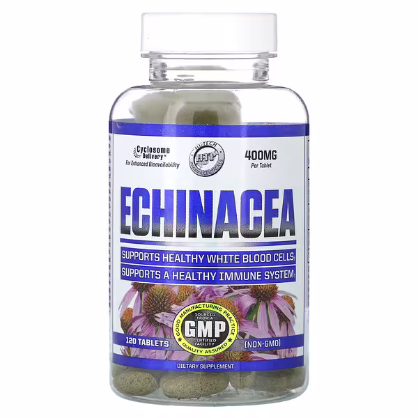 Hi Tech Pharmaceuticals, Echinacea, 400 mg, 120 Tablets