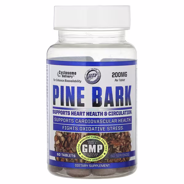 Hi Tech Pharmaceuticals, Pine Bark, 200 mg, 60 Tablets