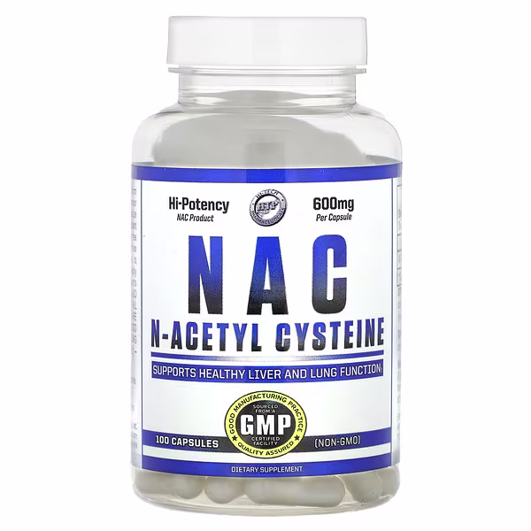 Hi Tech Pharmaceuticals, NAC, 600 mg, 100 Capsules