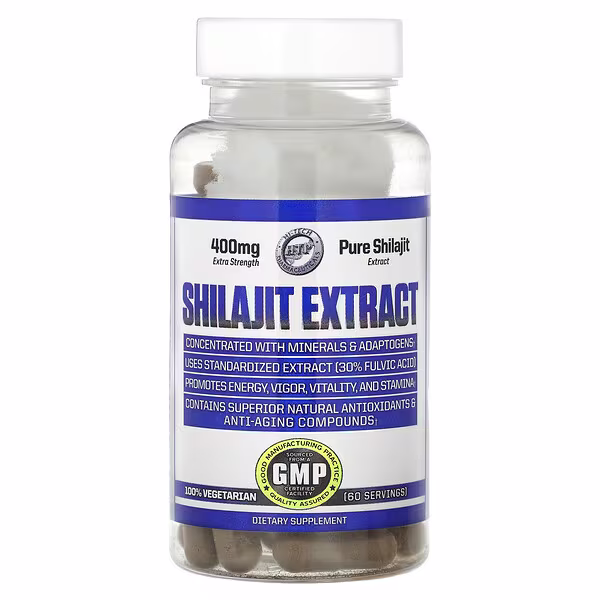 Hi Tech Pharmaceuticals, Shilajit Extract, 400 mg, 60 Veggie Capsules