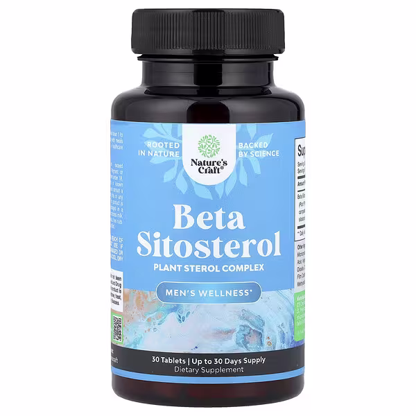 Nature's Craft, Men's Wellness, Beta Sitosterol, 30 Tablets (500 mg per Tablet)