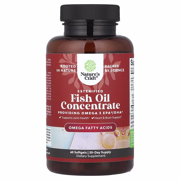 Nature's Craft, Fish Oil Concentrate, 60 Softgels