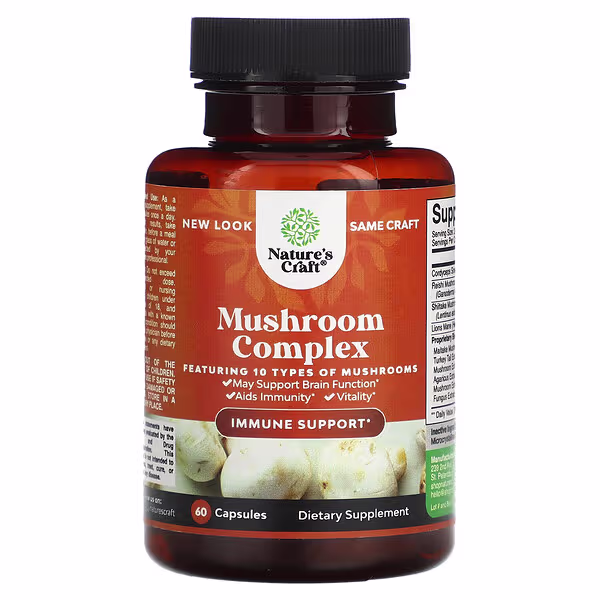 Nature's Craft, Mushroom Complex, 60 Capsules