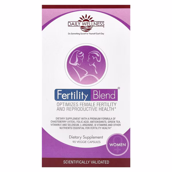 Daily Wellness Company, Fertility Blend® for Women, 90 Veggie Capsules