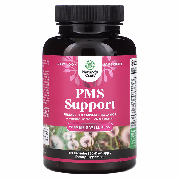 Nature's Craft, PMS Support, 120 Capsules