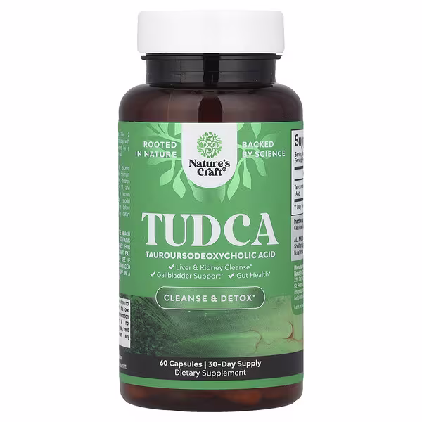 Nature's Craft, TUDCA, 60 Capsules (250 mg per Capsule)