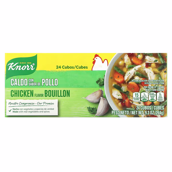 Knorr, Chicken Flavor Bouillon , 24 Cubes, 9.3 oz (264 g)