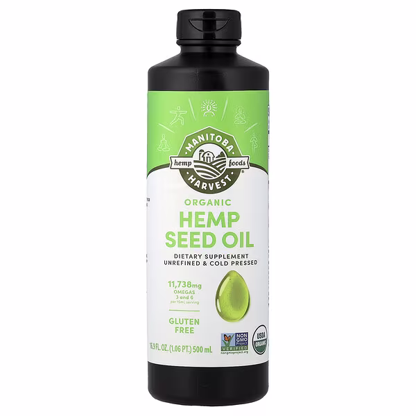 Manitoba Harvest, Organic Hemp Seed Oil, 16.9 fl oz (500 ml)